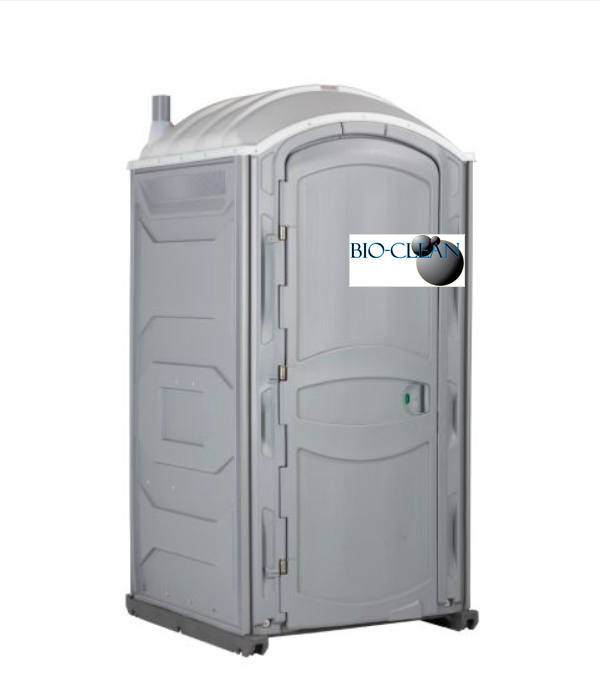 The PJ portable toilet unit in grey