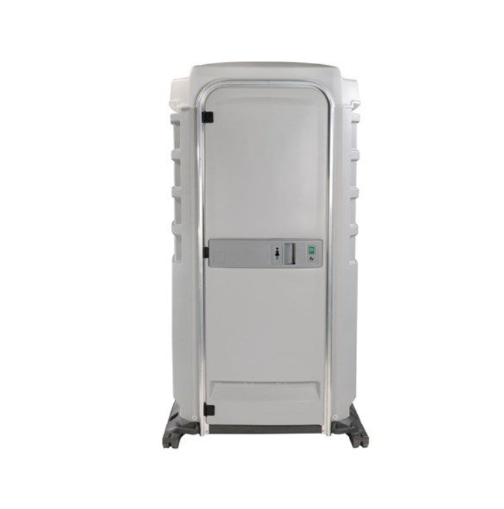 The PJP4 self contained flush portable toilet unit in white