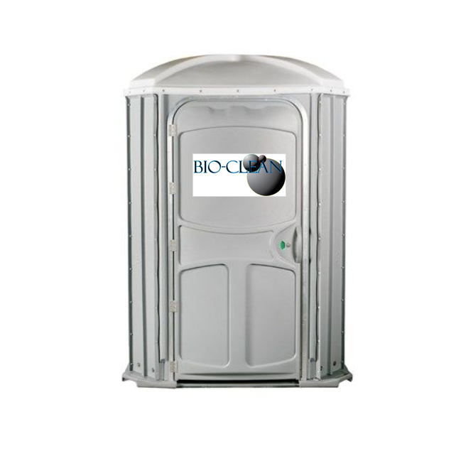 The Comfort XL portable toilet unit viewed from the front