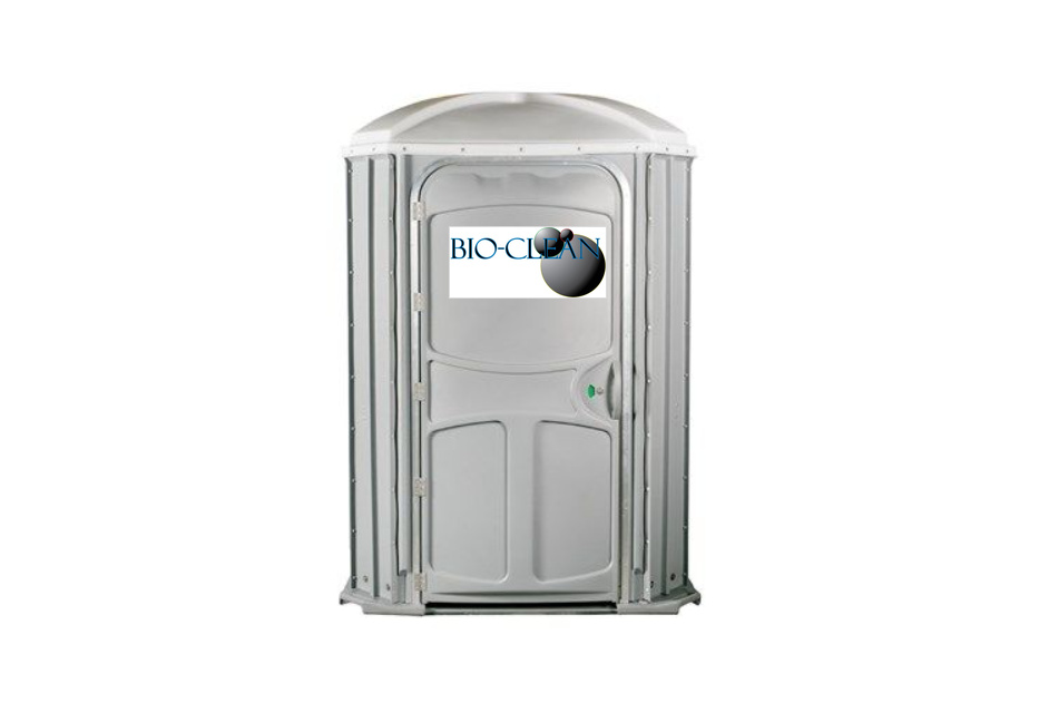 The Comfort XLT portable toilet unit viewed from the front